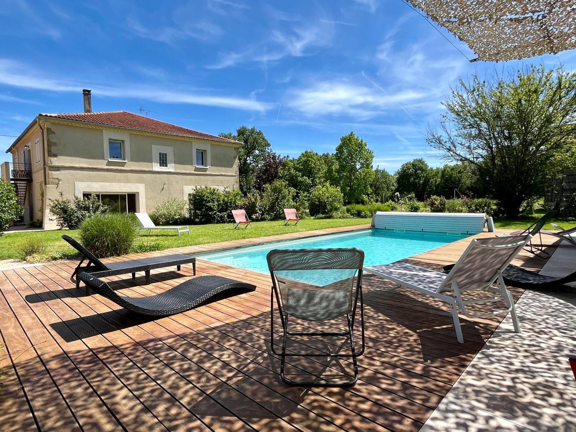 Gite Campagne Famille 15 Pers Piscine Chauffee Jeux Enfants Petanque Saint-Sauvy Екстериор снимка