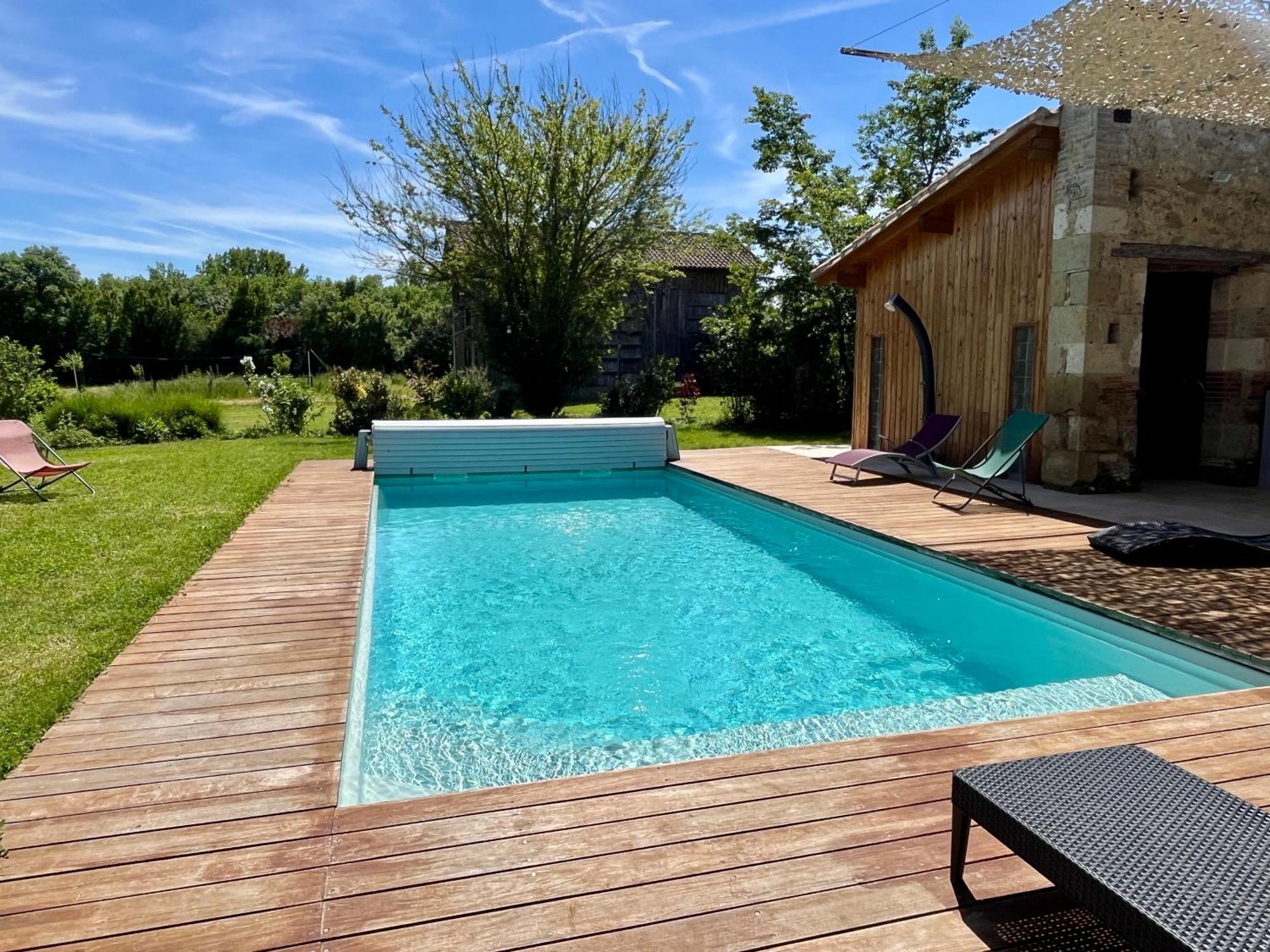 Gite Campagne Famille 15 Pers Piscine Chauffee Jeux Enfants Petanque Saint-Sauvy Екстериор снимка